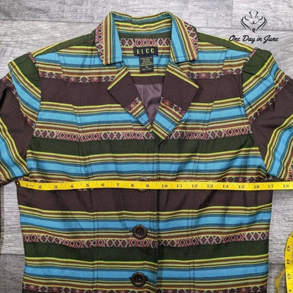 ELCC Petite Button Front Blazer Size PS