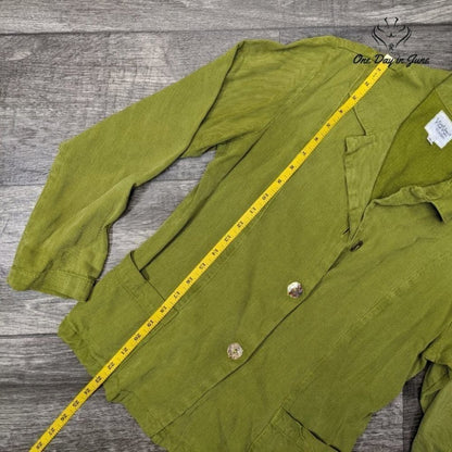 Via Vai by Pollero Women's 3 Button Corduroy Long Sleeve Jacket Size S