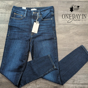 Good American Good Waist Skinny High Rise Jeans Indigo NWT Size 6 (28)