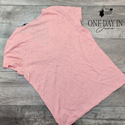 Talbots V Neck Short Sleeve Top Size L