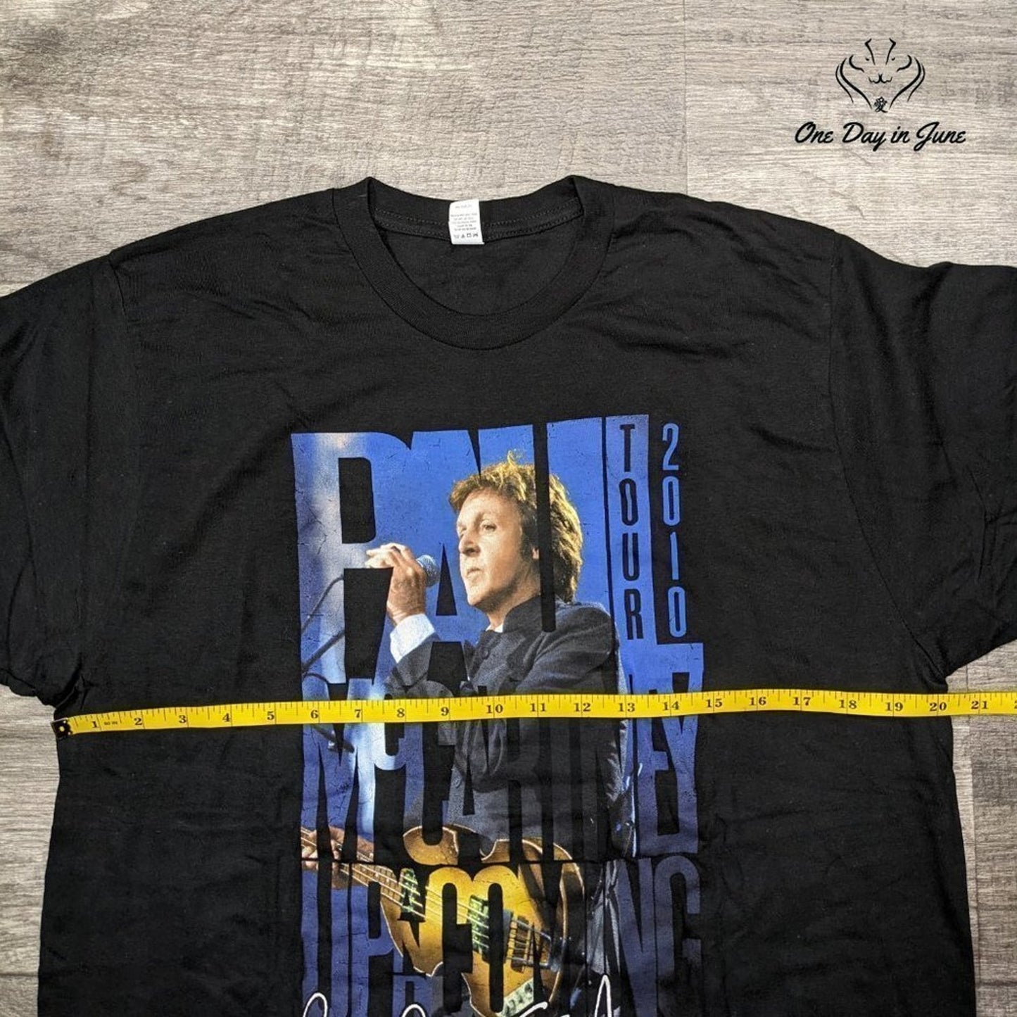 Tultex Paul McCartney Up and Coming Concert T Shirt Size L