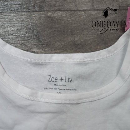 Zoe + Liv Howdy Tank Top T Shirt Size XL
