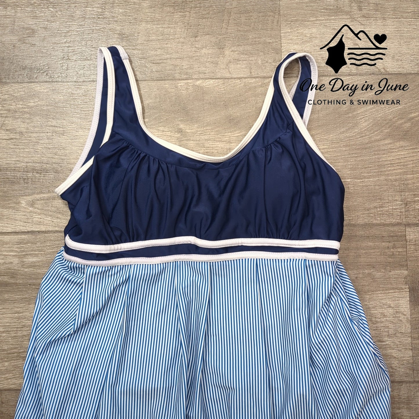 Charmleaks Tiered Tankini Boyshort Swimsuit Size L