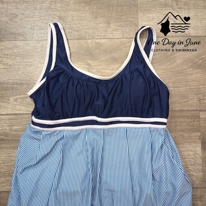 Charmleaks Tiered Tankini Boyshort Swimsuit Size L