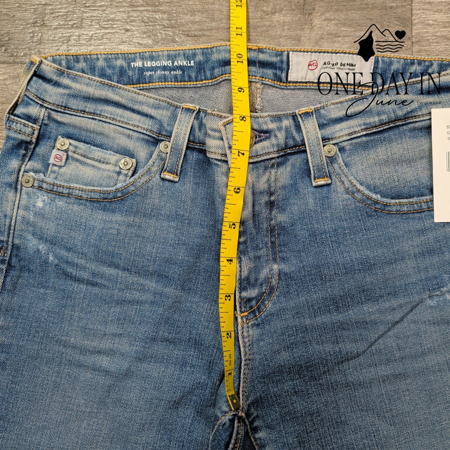 AG Adriano Goldschmied NWT The Legging Ankle Jeans Super Skinny $215 Size 4 (27)