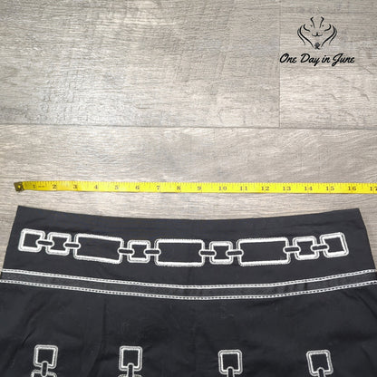 Heart Soul Juniors Embroidered Mini Skirt Size 7
