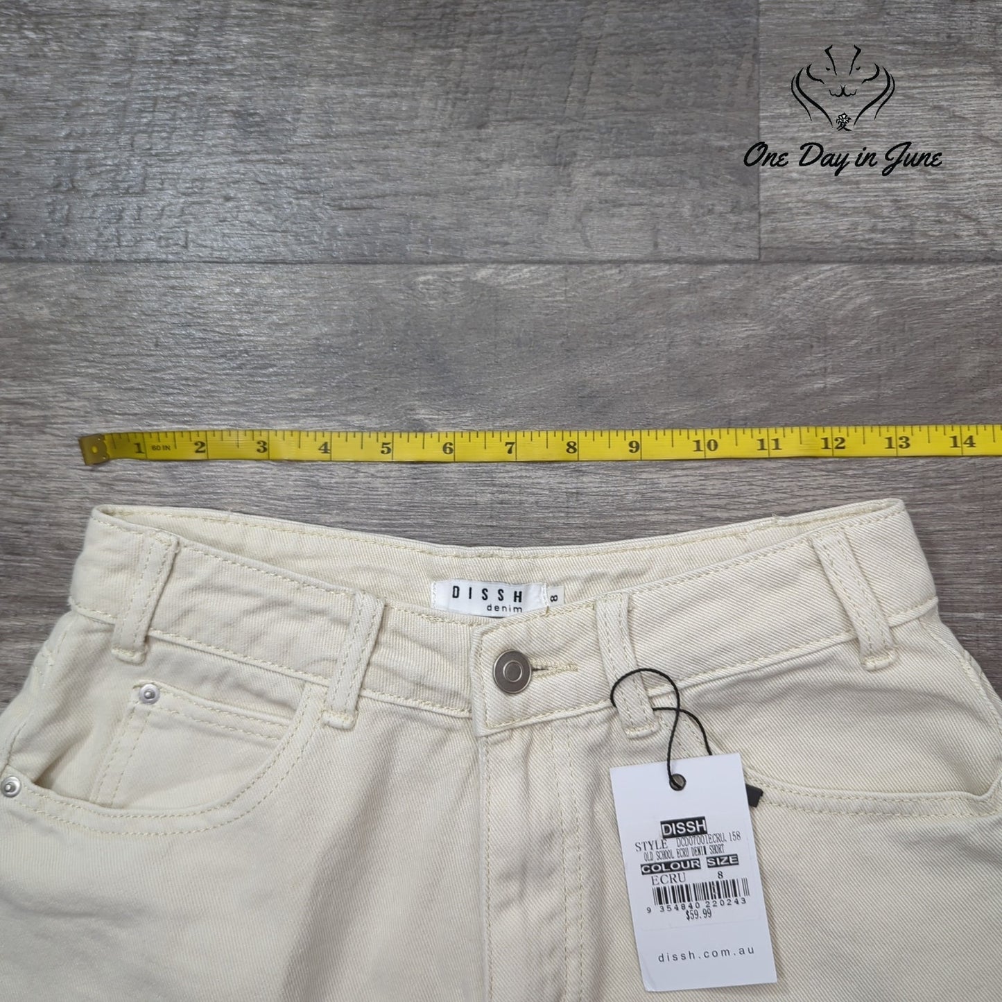 Bison Denim Shorts Size 8