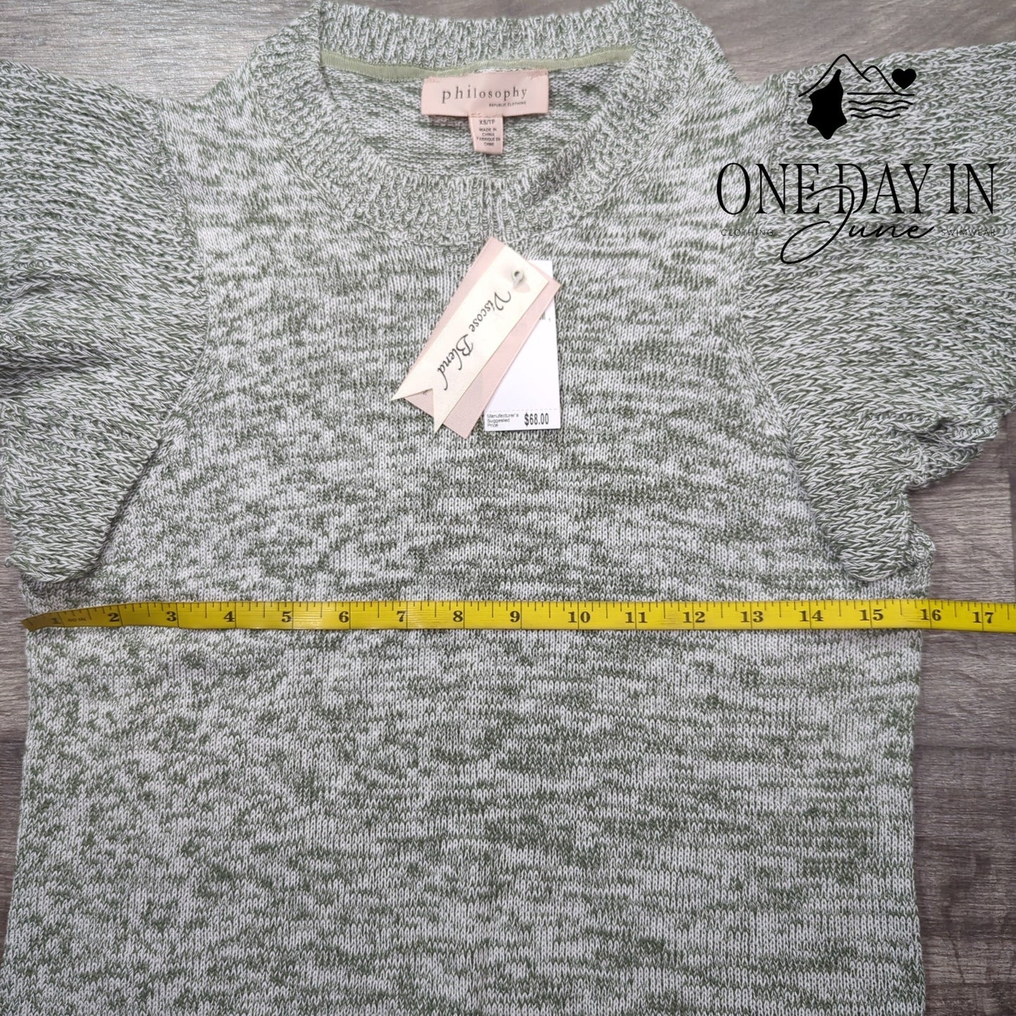 Philosophy Cap Sleeve Sweater Size XS