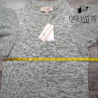 Philosophy Cap Sleeve Sweater Size XS