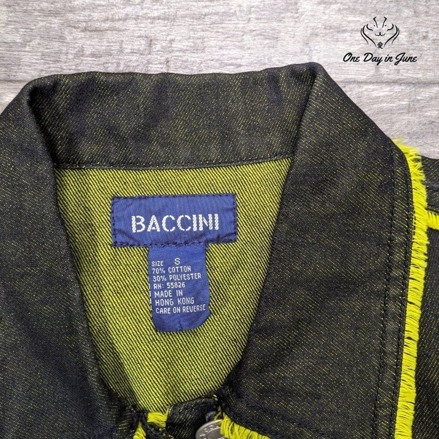 Baccini Denim Jacket Size S