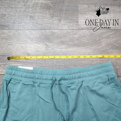 Members Mark French Terry Drawstring Capri Pants Size L