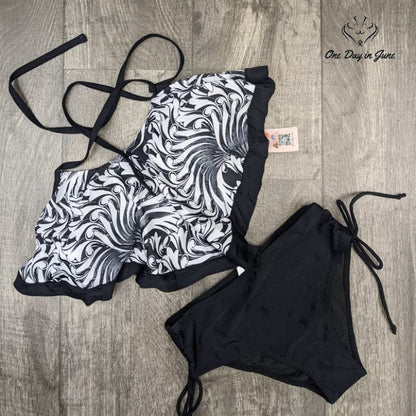 Charmo Flounce Bikini Swimsuit Size S