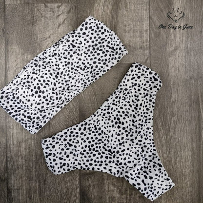 Omkagi Bandeau Bikini Swimsuit Size L