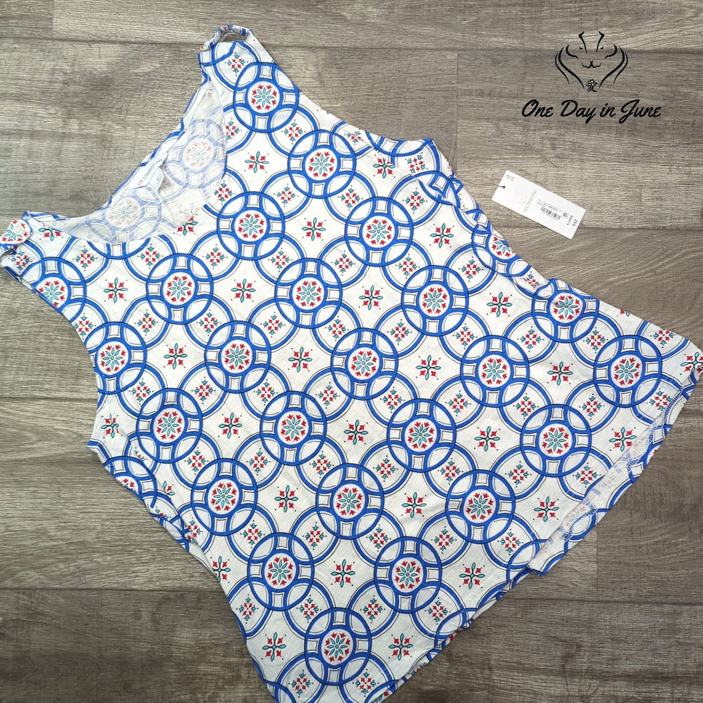 Liz Claiborne Sleeveless Top Size XL