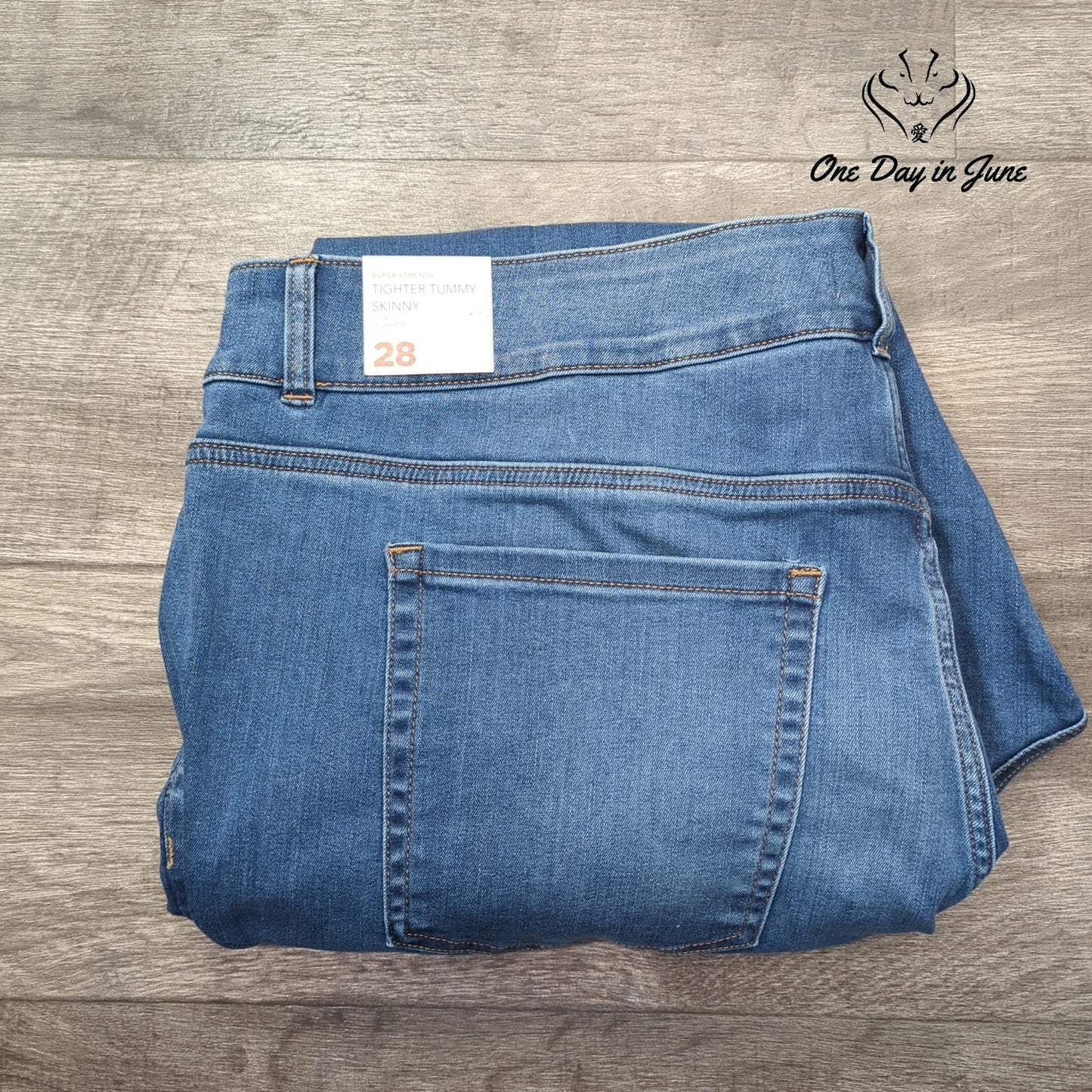 Lane Bryant Tighter Tummy Skinny High Rise Jeans Size 28