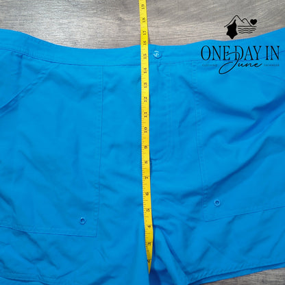 Maxine of Hollywood Plus Size Lined Swim Shorts Size 24W