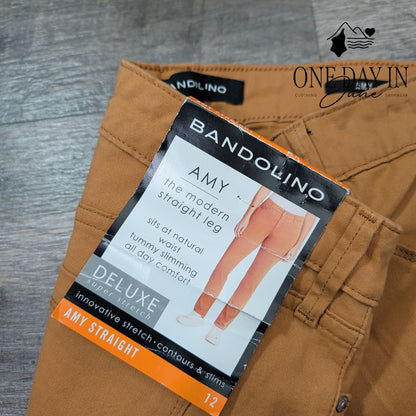 Bandolino Amy Straight Leg Jeans Size 12