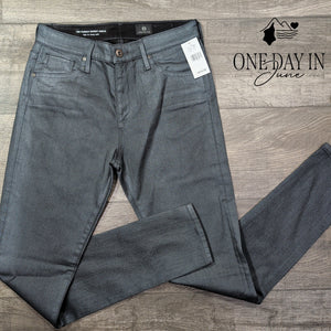 AG Adriano Goldschmied Farrah Skinny Ankle Jeans Gray NWT $215 Size 4 (27)