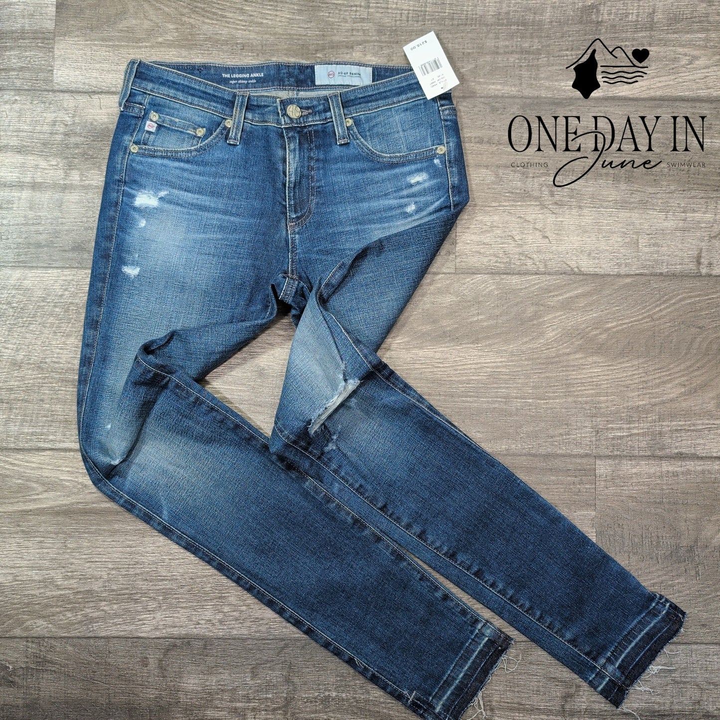 AG Adriano Goldschmied The Legging Ankle Super Skinny Ankle Jeans Size 4 (27)