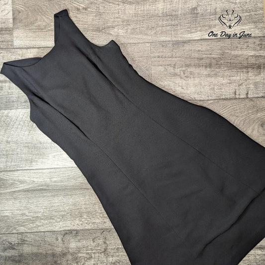 Talbots Sleeveless Little Black Dress Size 6