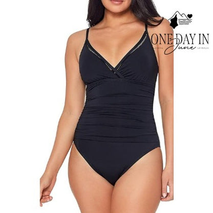 Zando Tummy Control One Piece Swimsuit Size L