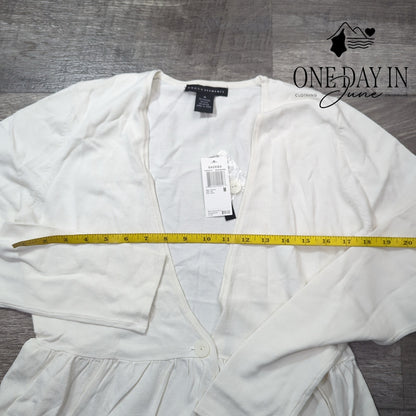 Grace Long Sleeve Silk Blend Single Button Sweater Size M