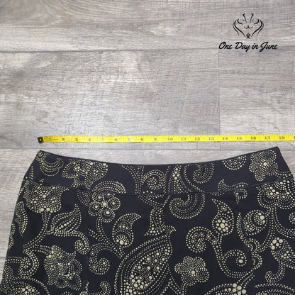 Ann Taylor Silk Knee Length Skirt Size 14
