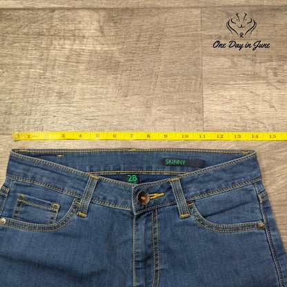 Benetton Vintage Skinny Jeans Size 28 (6)