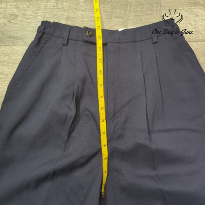 Flying Cross Uniform Dress Pants Navy Blue Pleated NWT Size 4