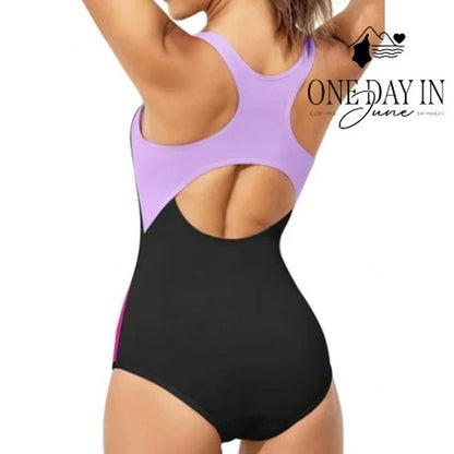 Beautikini Sport Training One Piece Swimsuit Size L