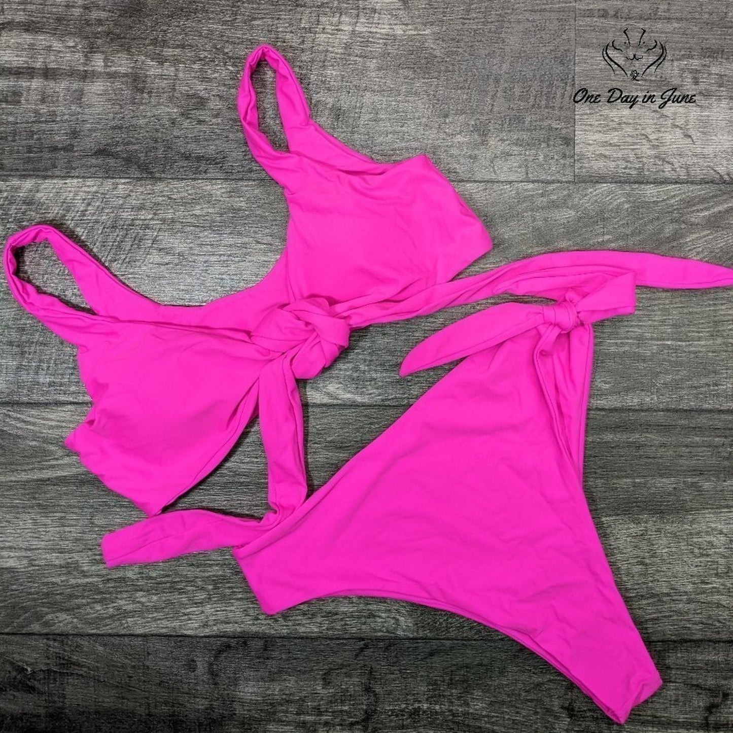 Amzbrly Criss Cross Tie Side Cheeky Bikini Swimsuit Size XL