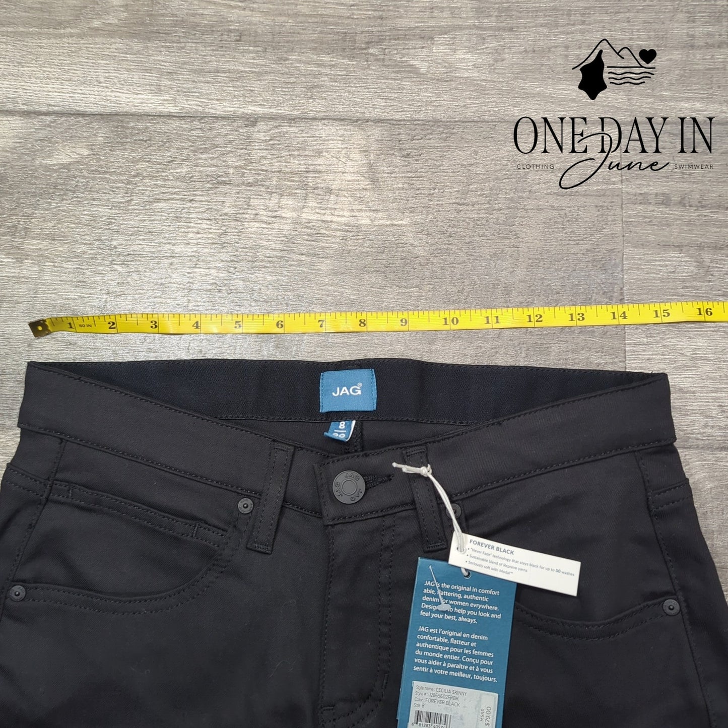 JAG Cecilia Mid Rise Skinny Jeans Size 8