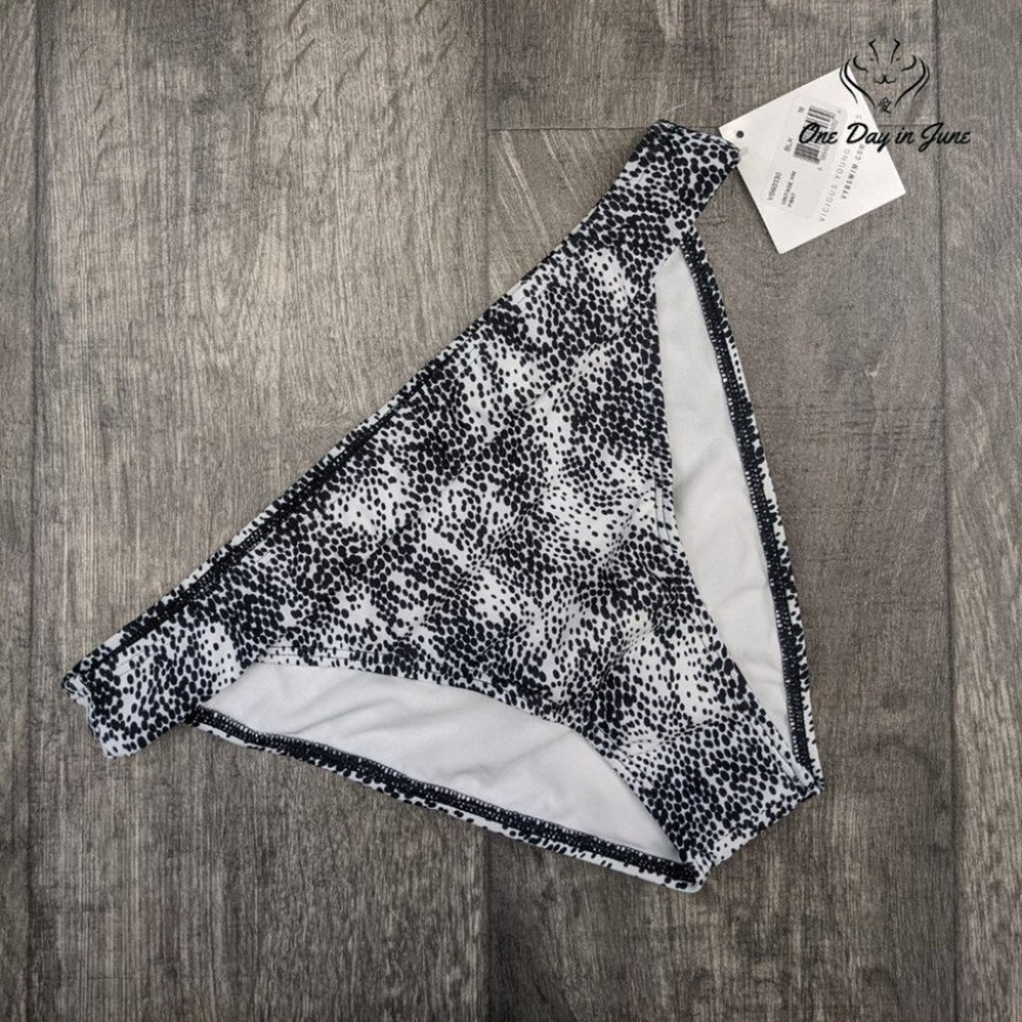 Vicious Young Babes Maya Vintage High Waist Bikini Bottom Swimsuit Size M