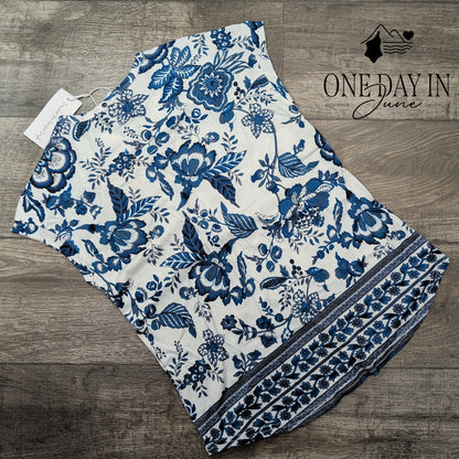 Xieerduo Floral Sleeveless Top Size S