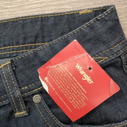 Wrangler Women's Cropped Capri Jeans Dark Wash Denim NWT Size 14