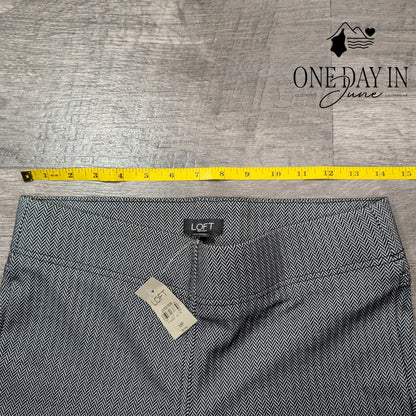Loft Petite Pull On Crop Legging Pants Size MP
