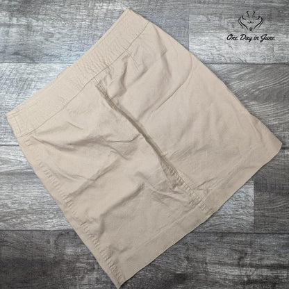 Talbots Petite Button Front Skirt Size 8P