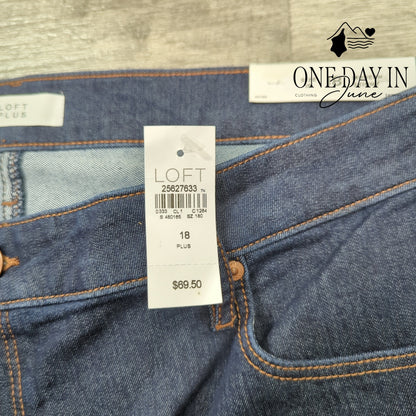 Loft Modern Skinny Jeans Size 18