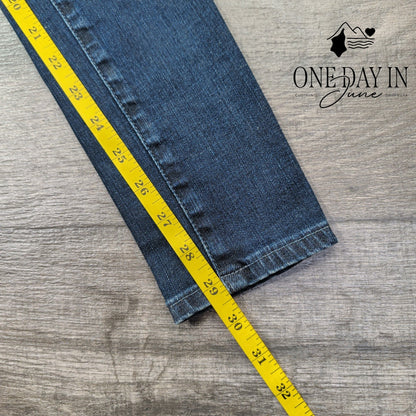 AG Adriano Goldschmied The Mila Super High Rise Skinny Jeans Blue NWT Size 4