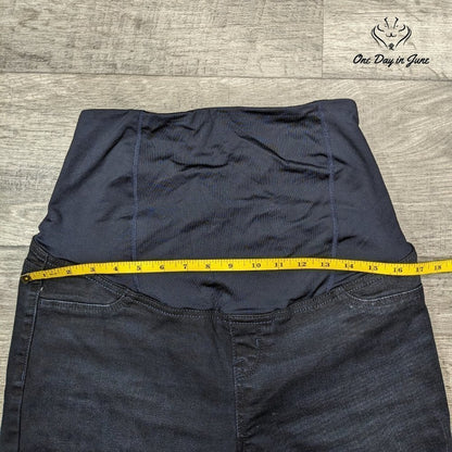 Isabel Maternity Denim Bermuda Shorts Size 8