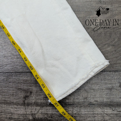 DL1961 Mara Ankle Jeans Oakley White Mid Rise Instasculpt Straight NWT Size 2