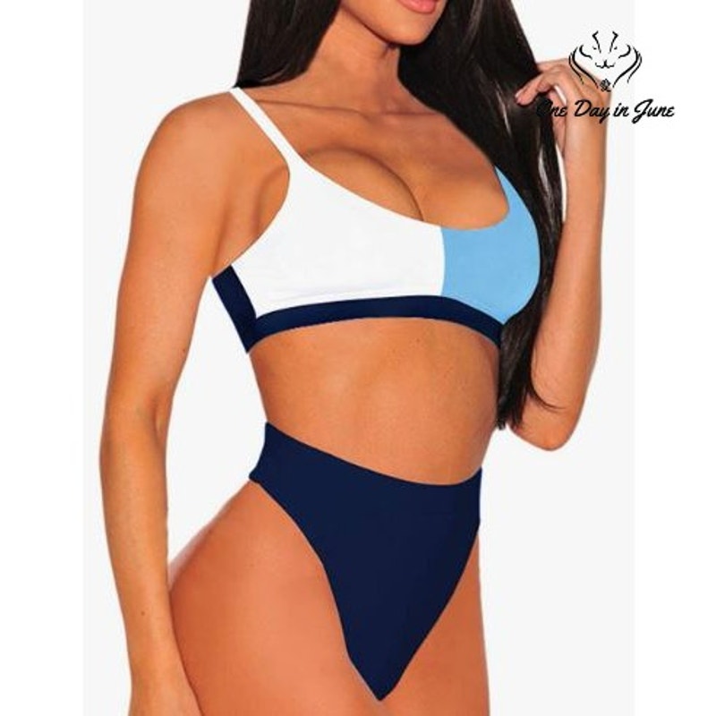 Pink Queen Push Up Pad High Cut High Waist Cheeky Bikini Swimsuit Size XL