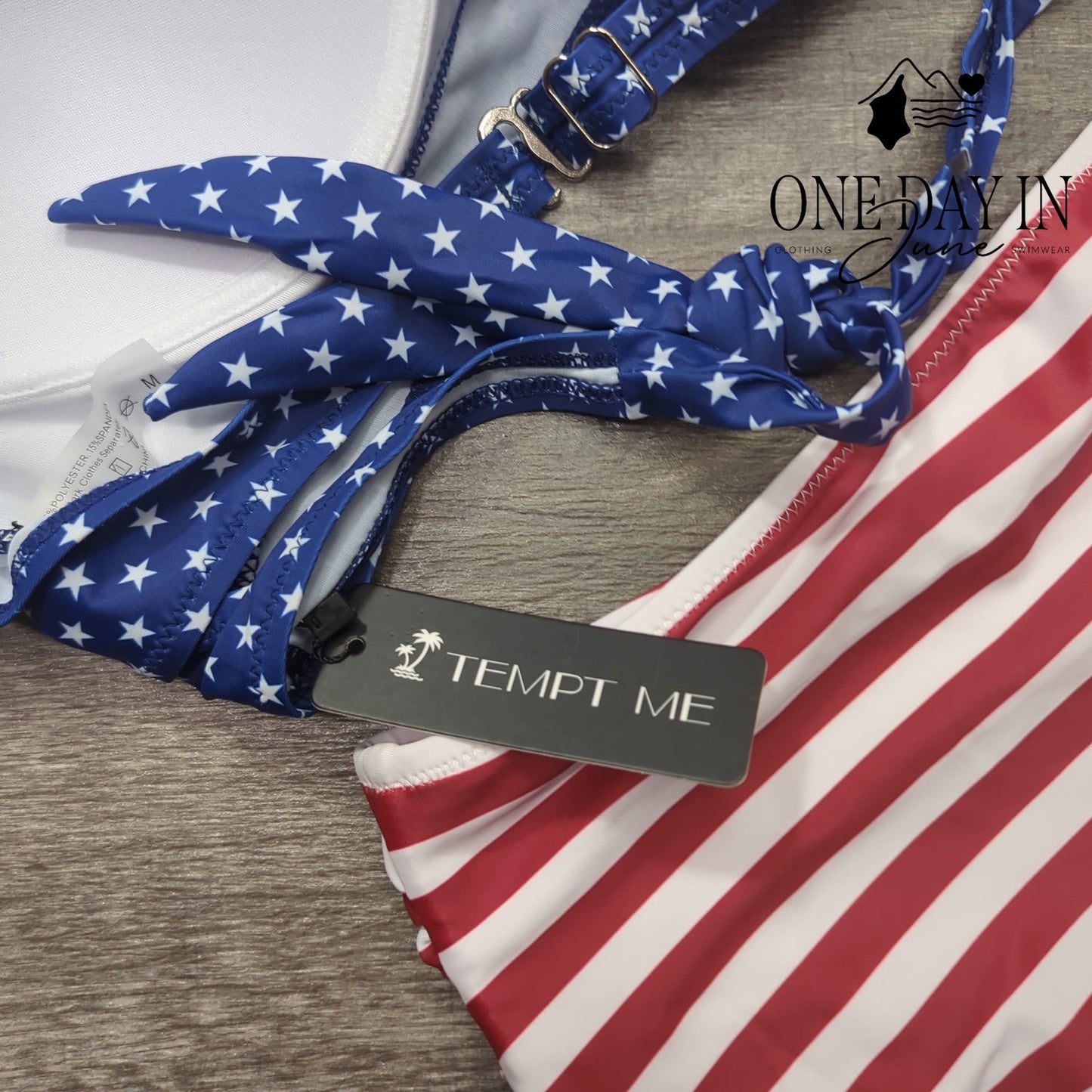 Tempt Me Halter High Waist Bikini Swimsuit Size M
