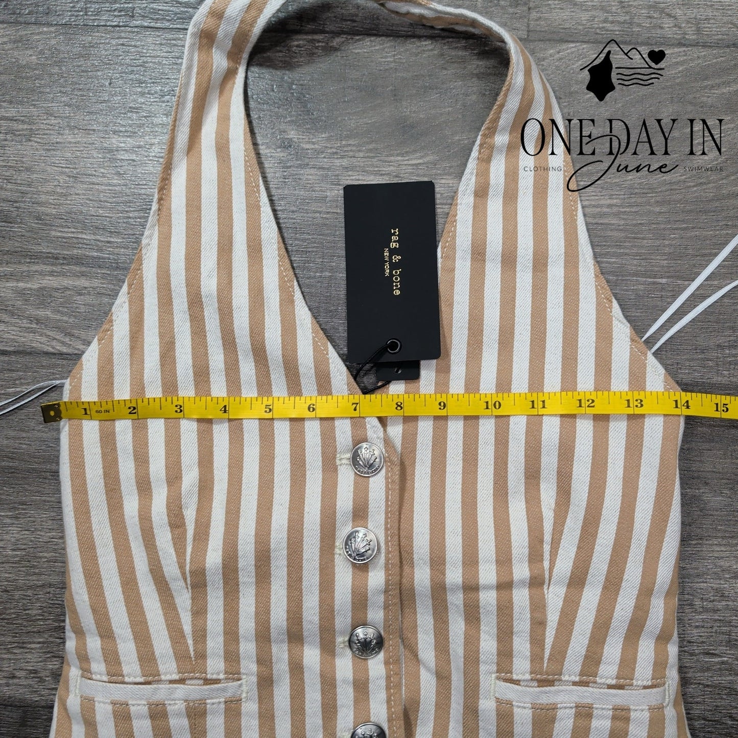 Rag & Bone Halter Ethel Vest Size 00