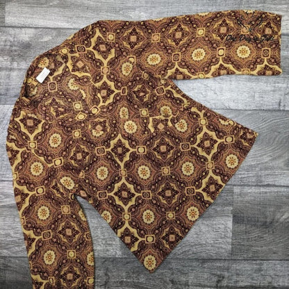 Giorgio Fiorlini Sheer Long Sleeve Top Size S