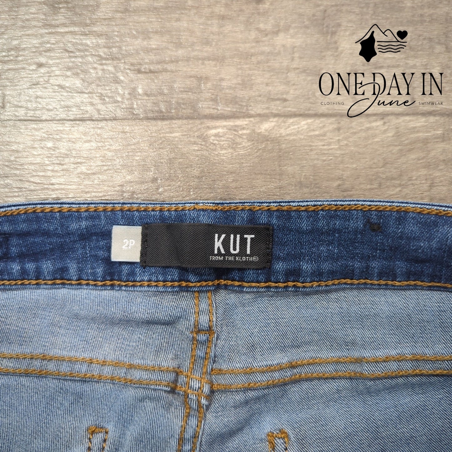 Kut from the Kloth Petite Skinny Ankle Jeans Size 2P