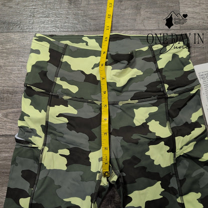 Lululemon Fast and Free HR Tight 25 Leggings Camo Green NWT $128 Size 6
