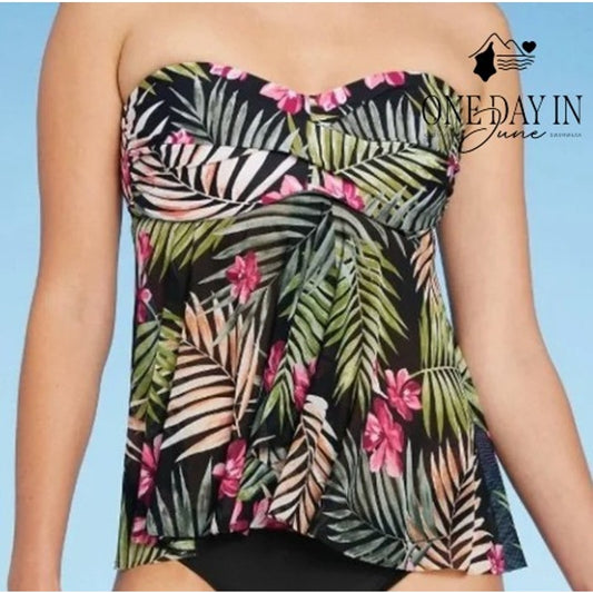 Kokokini Tropical Molded Cup Bikini Swimsuit Size L
