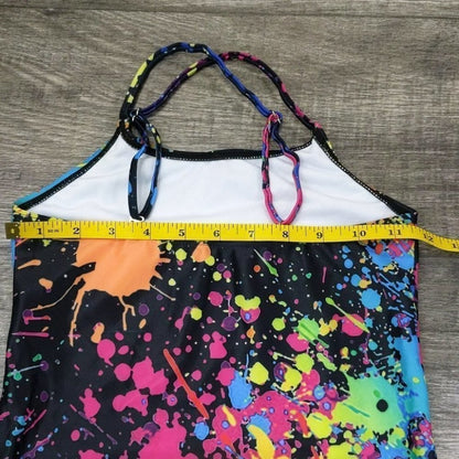 Amzbrly Girls Tie Dye One Piece Size XL
