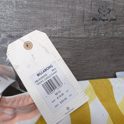 Billabong Tropic Jungle Sunny Reversible Bikini Top Size M